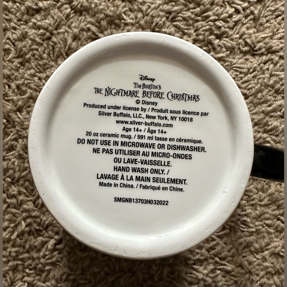 Jack Skellington/Zero large coffee mug - Picture 3 of 8